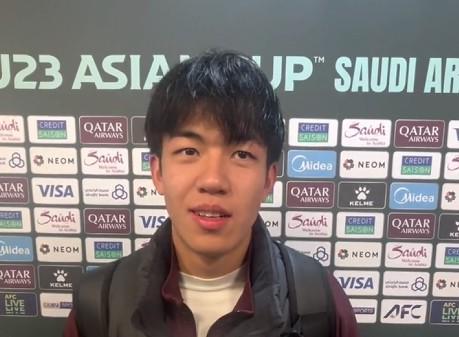 世界杯官方app下载中心-王博豪:U23亚洲杯的结果稍有遗憾;我们的付出得到了回报